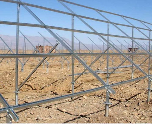 鍍鋅光伏支架規(guī)格 冠鐵金屬制品工程案例 江蘇鍍鋅光伏支架